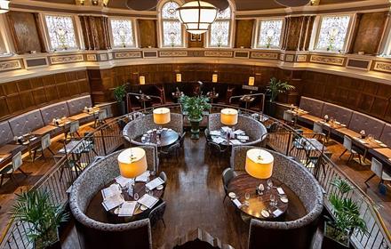 Interior image of Marco Pierre White Steakhouse and Grill at Hotel Indigo