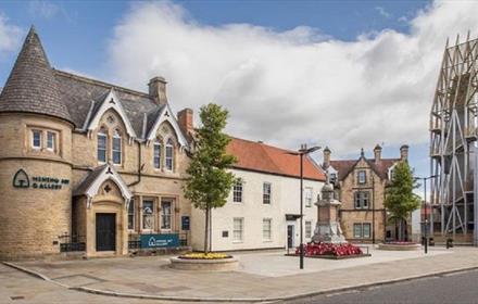 The Mining Art Gallery and Auckland Tower part of the Auckland Project at Bishop Auckland