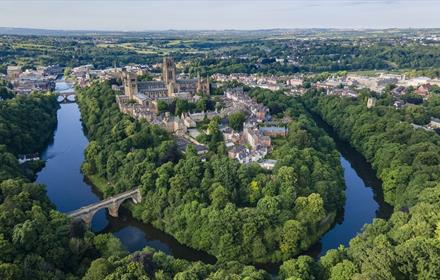 Aerial view of Durham City