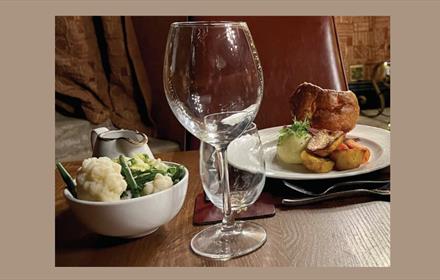 Christmas lunch at Lumley castle