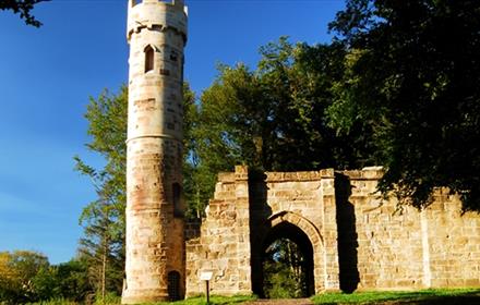 The Gothic Tower at Hardwick Park