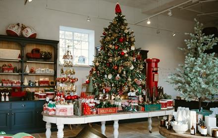 The Coach House Christmas shop at Raby Castle