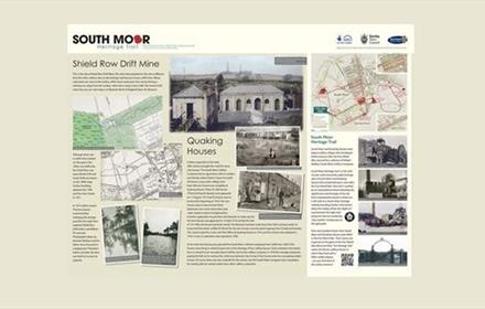 Sample interpretation board from the trail