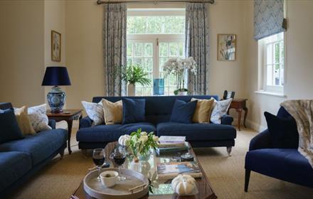 Living room at Dukeswood Cottage Wynyard Hall