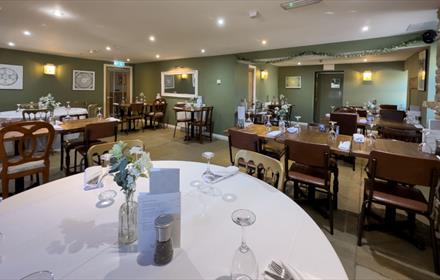 The dining area at Thomas Wright House Restaurant