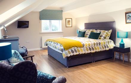 Upstairs super-king bedroom at 1 Teesdale Road