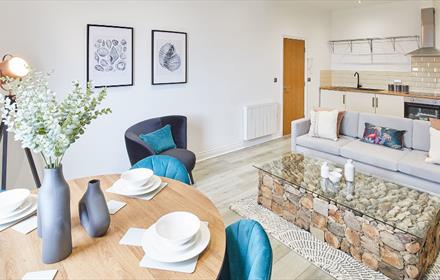 Lounge / Dining at Apartment 7 North Quay Seaham
