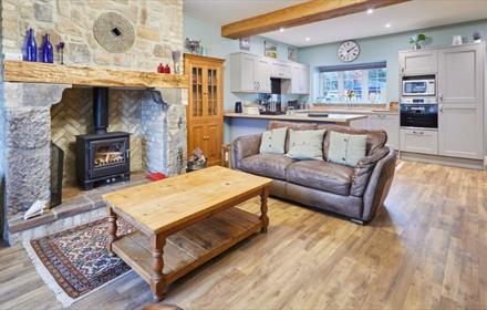 Lounge / Kitchen at Butterfly Cottage