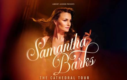 Samantha Barks the Cathedral Tour with an image of Samantha Barks