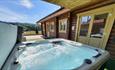 Hot Tub at Oswin Lodge