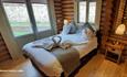 Double bedroom at Vindolanda Lodge