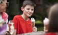 Child eating ice cream