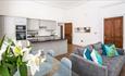 Lounge and kitchen at The Montague