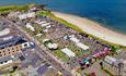 Aerial view of Seaham Food Festival.