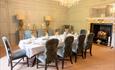 Dining table at The Manor House Hotel