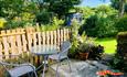 Outdoor seating area