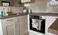 Cooker and sink at The Granary at Todd's House Farm