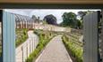 Pathway running through the Auckland Palace Walled Garden.