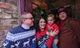 A family at Beamish Museum