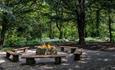 Walworth Castle Woodland Firepit (Credit - Mark Ingram Photography)