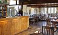 A bar in a restaurant