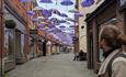 Umbrella Street in Prince Bishops Place