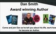 Award winning author Dan Smith with some of his books