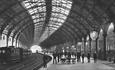 Darlington Bank Top station in 1887, photo by M. W. Ramsey