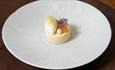 A meal from the tasting menu at Faru.