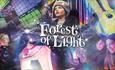Children and families enjoying the 'Forest of Light' at Beamish Hall Hotel