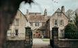 View of the front exterior of the Manor House Hotel