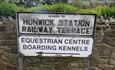 Hunwick street sign