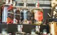 Image of a gin selection at Chester-le-EATS