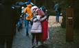 People attending Kielder Winter Wonderland