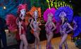 Brazilian dancers in carnival outfits