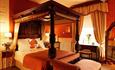 Four Poster bed at the Morritt Hotel near Barnard Castle