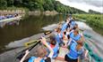 Kayaking in the River Wear at Durham