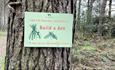 Build a den sign at Broom House Forest Adventure.