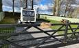 Enclosed pitch at Bonners Lodge Caravan Park