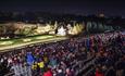Crowd on the 7.5-acre stage at 11 Arches.