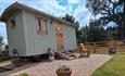Sycamore Shepherd's Hut at Edge Knoll Farm