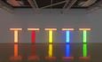Dan Flavin. Untitled (to Don Judd, colourist) 1-5 1987. Image: © 2026 Stephen Flavin / Artists Rights Society, New York an DACS, London.