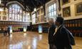 People looking around the Great Hall in Durham Town Hall