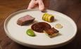 A fine dining meal from Faru's tasting menu.