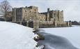 Raby Castle in the snow