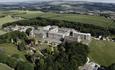 View of Ushaw Historic House, Chapels and Gardens from above