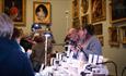 Stallholders interacting with customers at The Bowes Museum Winter Market. ©TheBowesMuseum