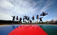 Jumping pillows at Adventure Valley