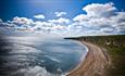 Aerial view of Blast Beach