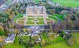 The Bowes Museum drone image